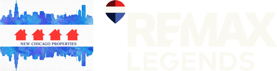 RE/MAX Legends logo with a red, white, and blue shield icon on a black background