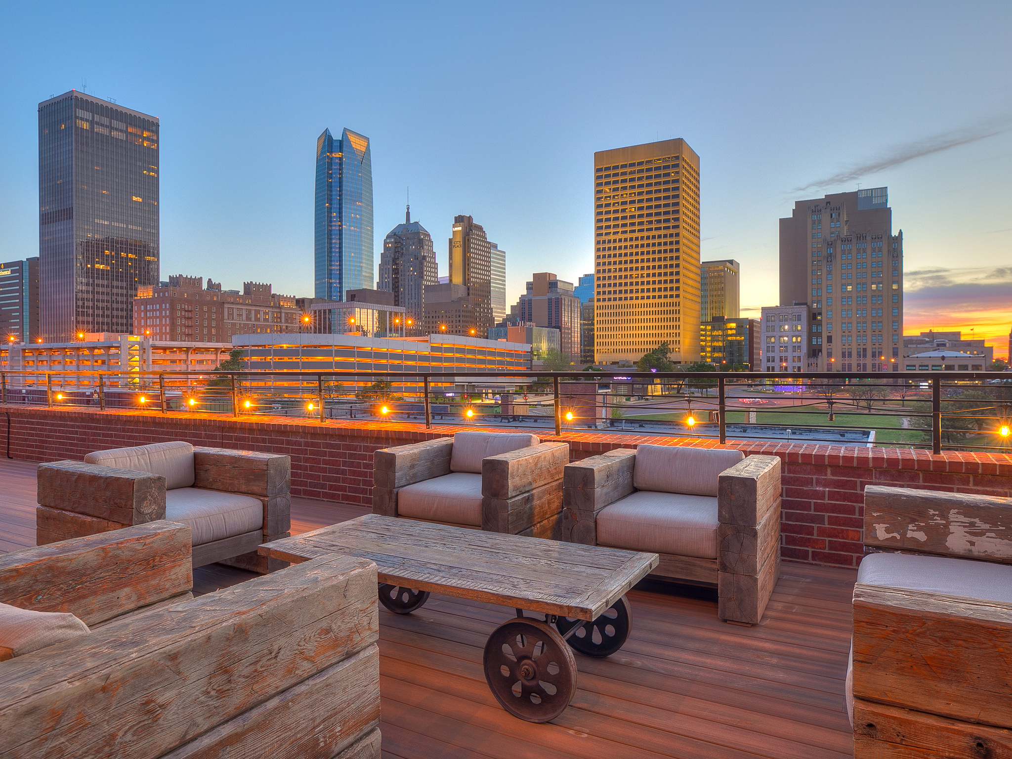 Industrial Eloquence Intersects Modern City Sleek With OKC Views