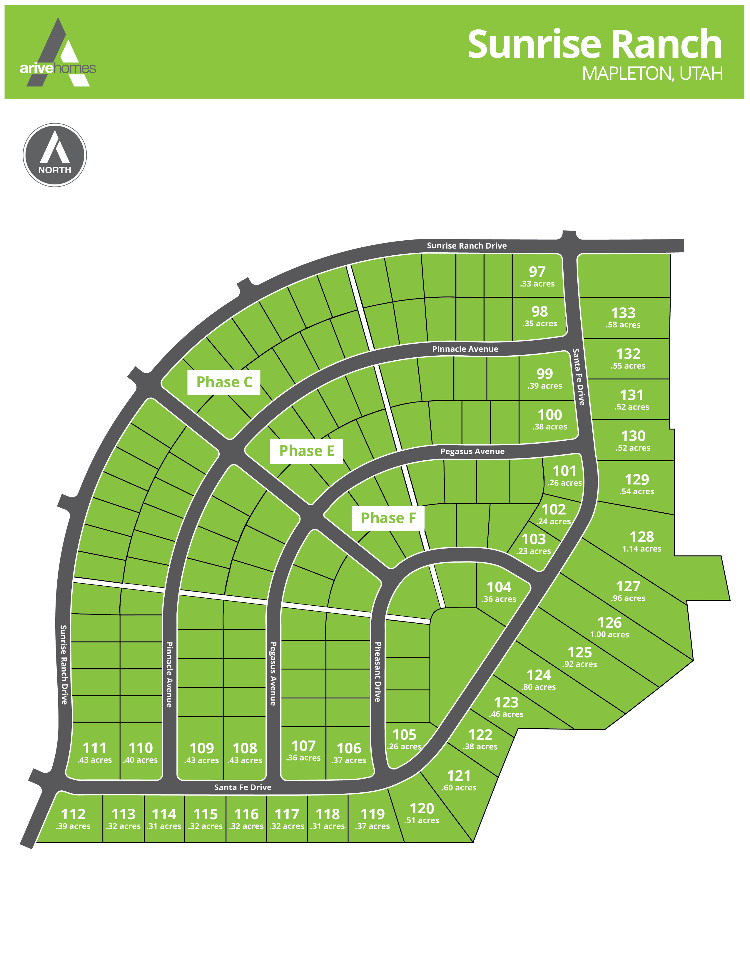 Arive Homes sunrise ranch