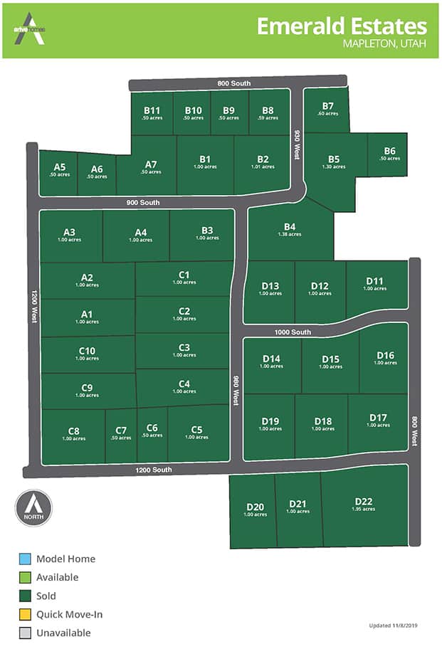 Arive Homes emerald estates